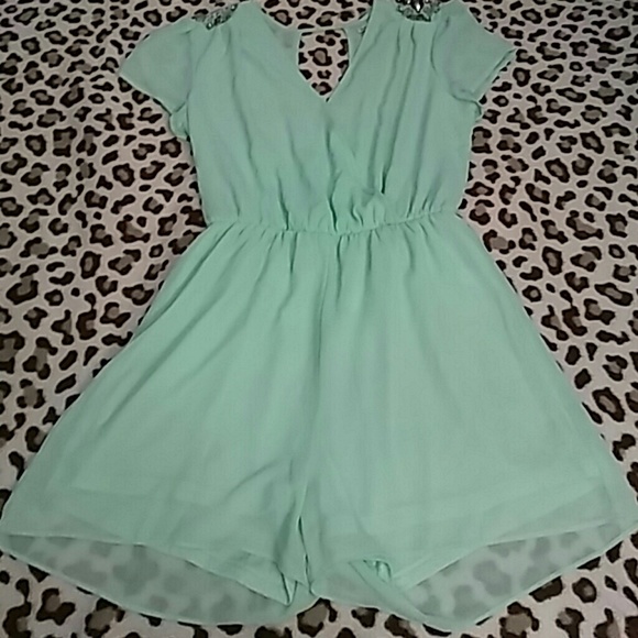 Open Back Romper - Picture 1 of 4